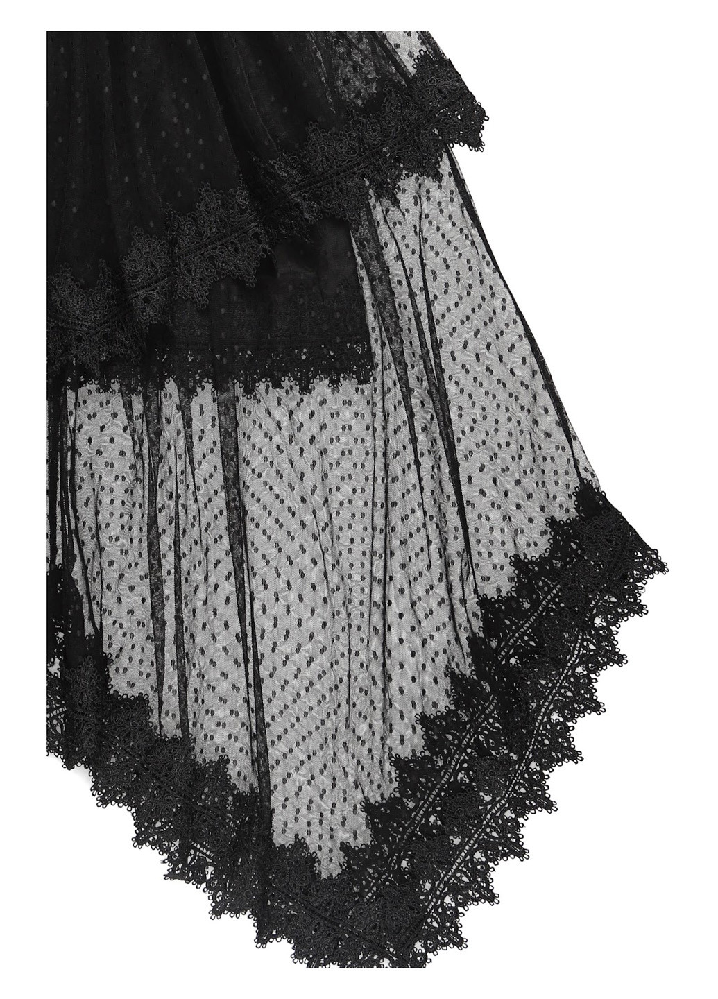 Черное кэжуал платье Forever Unique в горошек