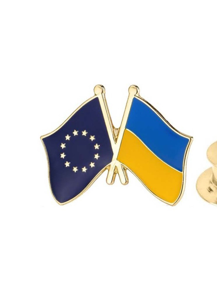 Значок Флаг ЕС-Украина Broshe (253960708)