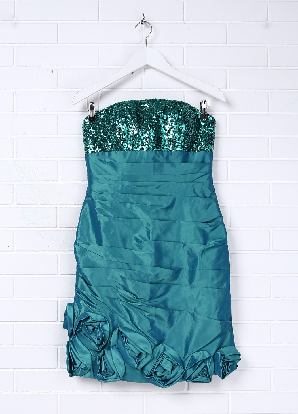Зелена коктейльна плаття, сукня Destino однотонна