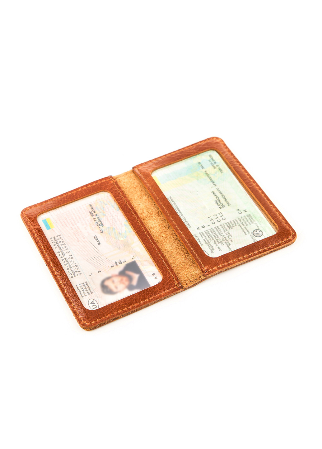 Кожаная обложка на водительские документы 10х7х0,5 см Shvigel (253174150)