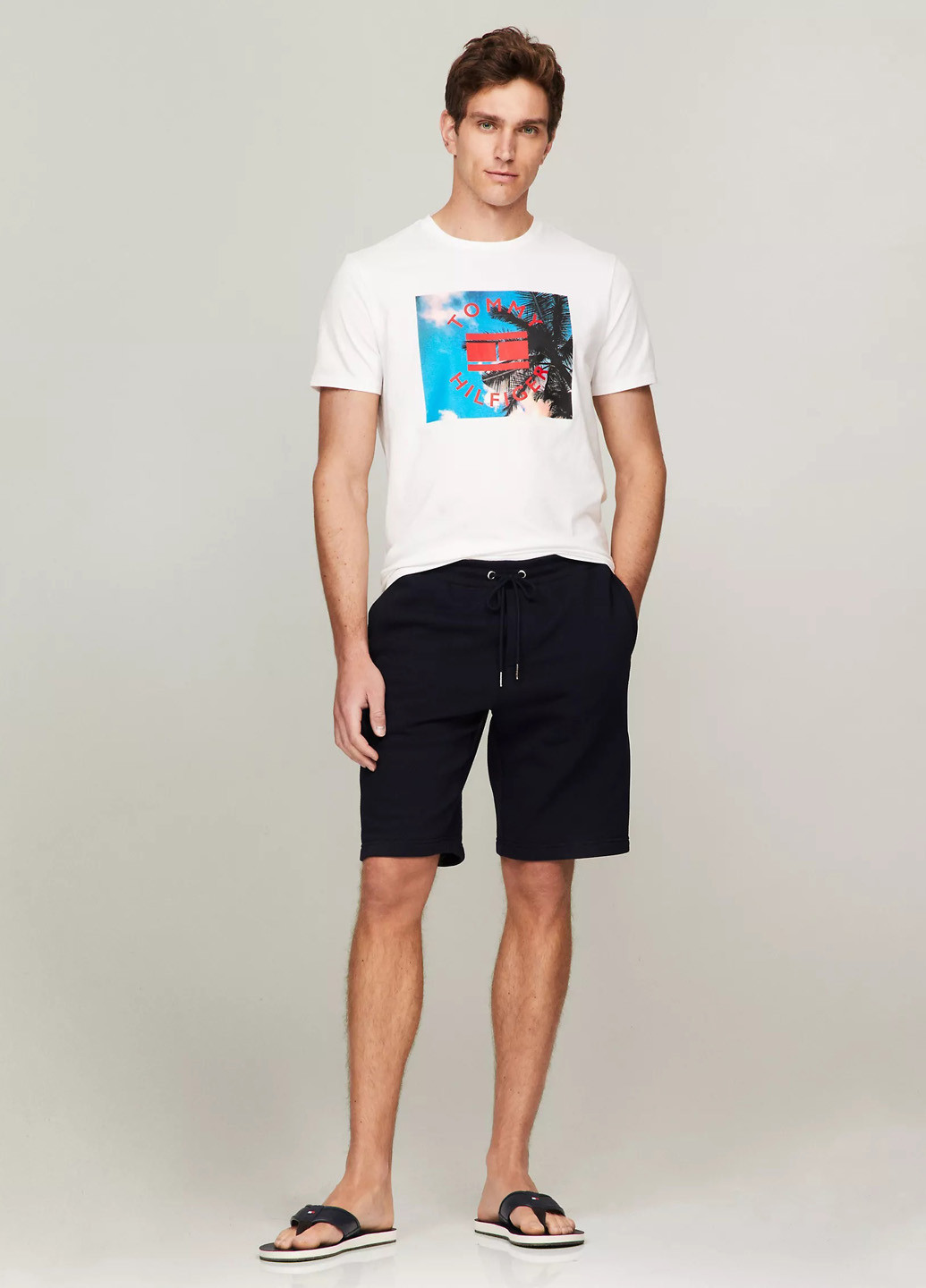 Біла футболка Tommy Hilfiger