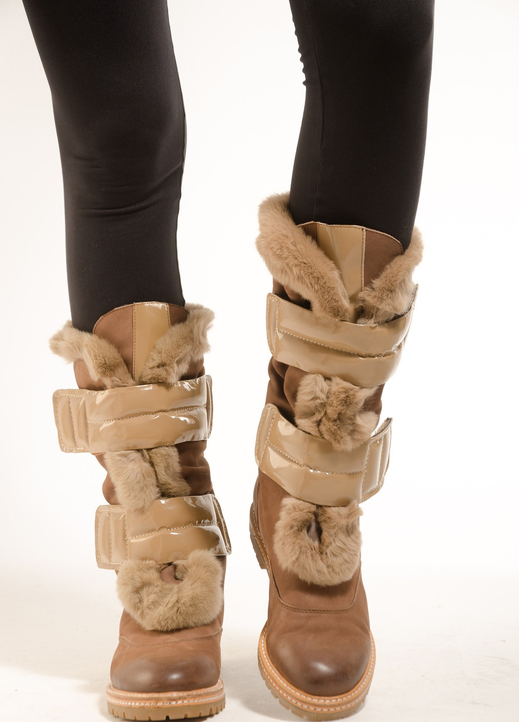 Шикарні зимові чоботи із натуральної замшевої шкіри INNOE сапоги (255110043)