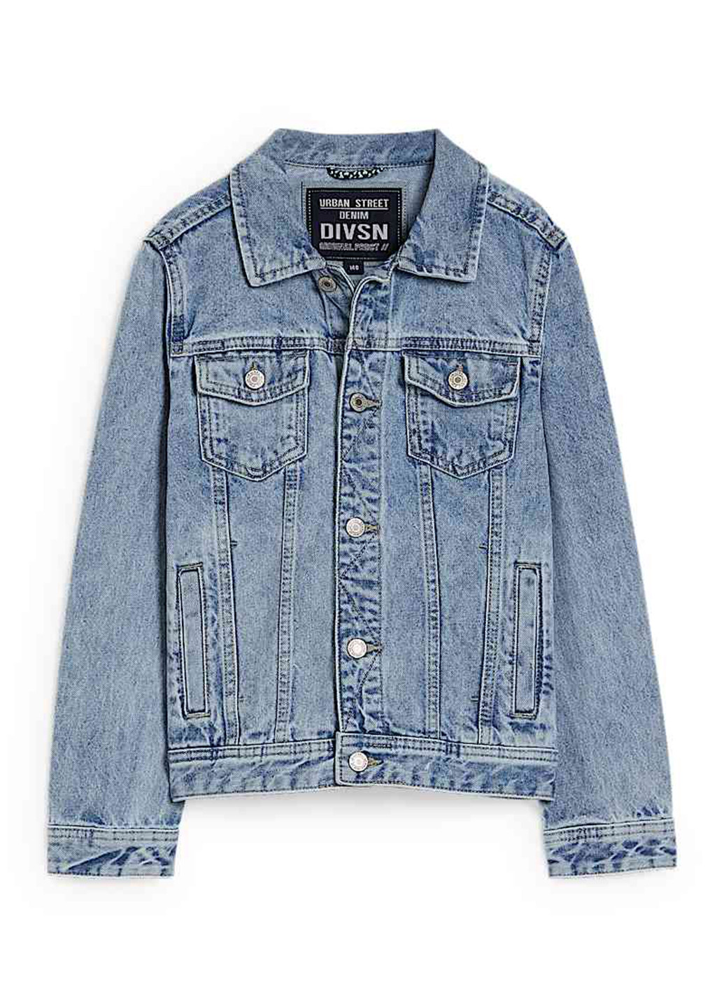 Блакитна демісезонна куртка C&A