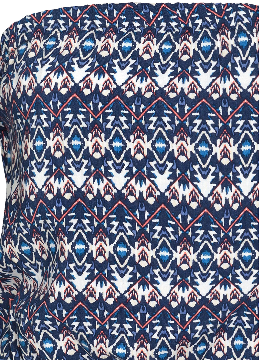 Комбінезон H&M комбінезон-шорти геометричний синій кежуал