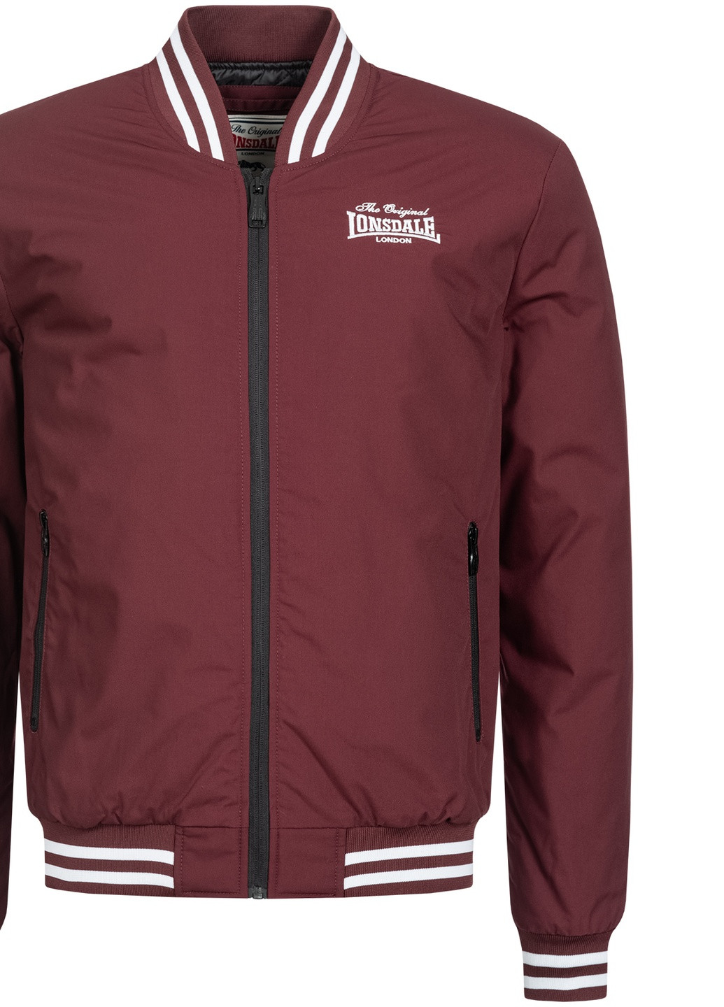 Бордовая демисезонная куртка Lonsdale TRUSTHORPE