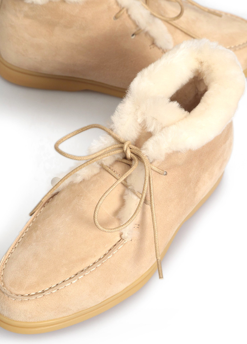 Зимние ботинки PRPY с мехом из натуральной замши