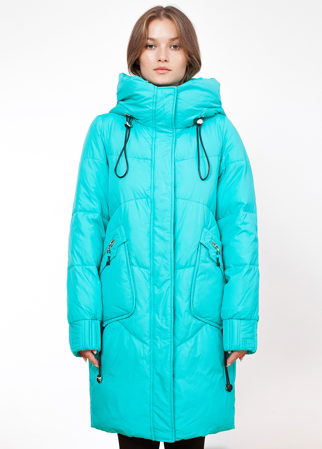 Бірюзова зимня куртка куртка-пальто Peercat