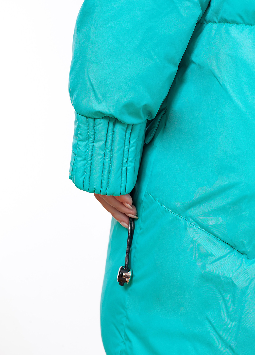 Бірюзова зимня куртка куртка-пальто Peercat