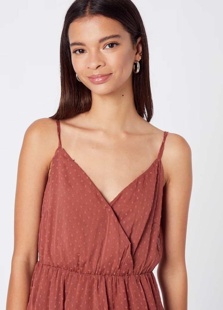 Помаранчева сукня About You