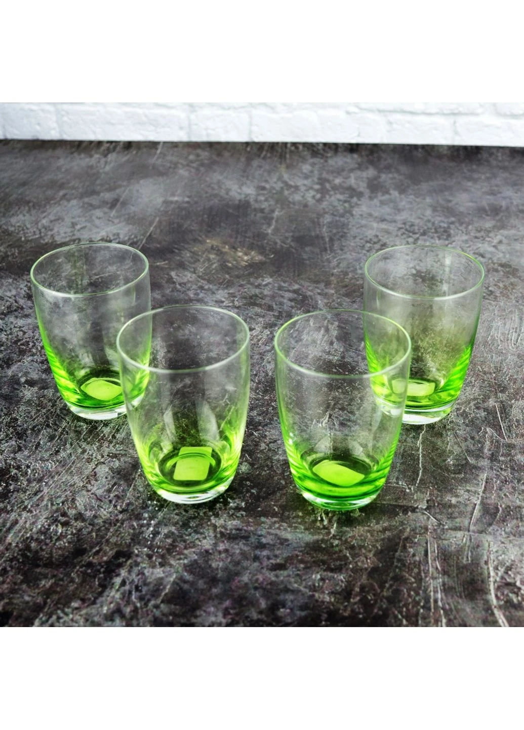 Набор стаканов низких Variation Shades Green D4848 340 мл 4 шт Luminarc (253618023)