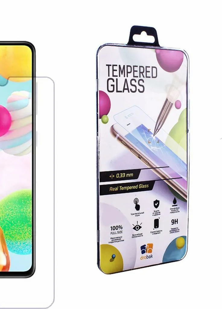 Скло захисне Samsung Galaxy A41 (121280) (121280) Drobak (203962633)