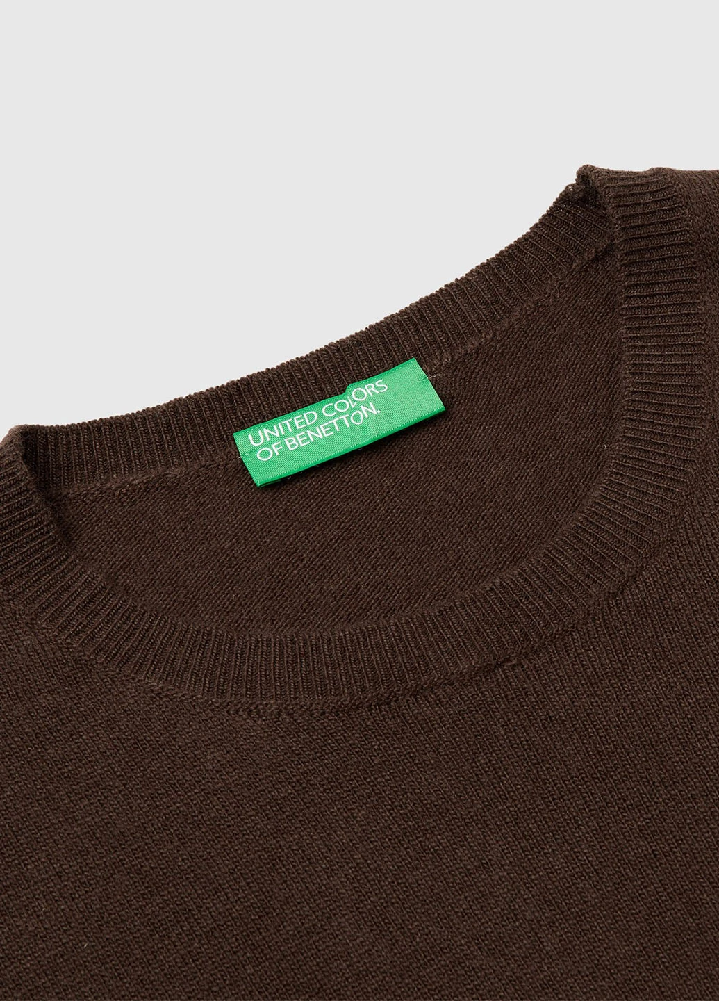 Темно-коричневый демисезонный джемпер джемпер United Colors of Benetton