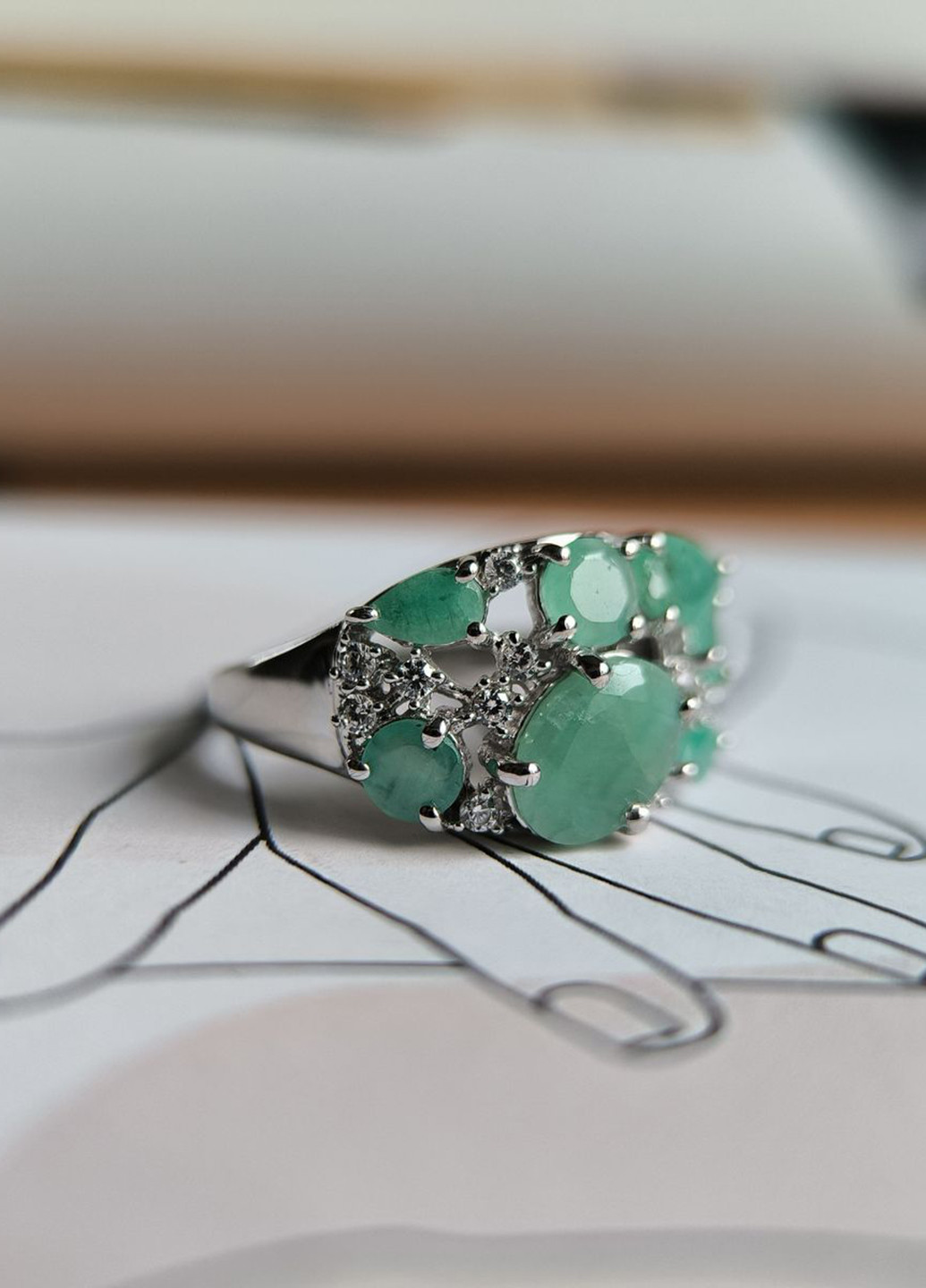 Кольцо Silver Flame (354214777)