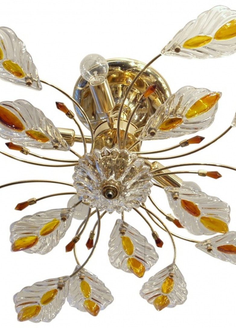 Люстра стельова підвісна для натяжної стелі флористика кришталева BCL-139S/5 Brille (253885647)
