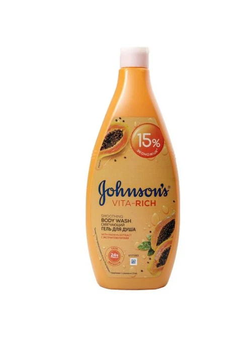 Гель для душа смягчающий, с экстрактом папайи Johnson's (213326052)