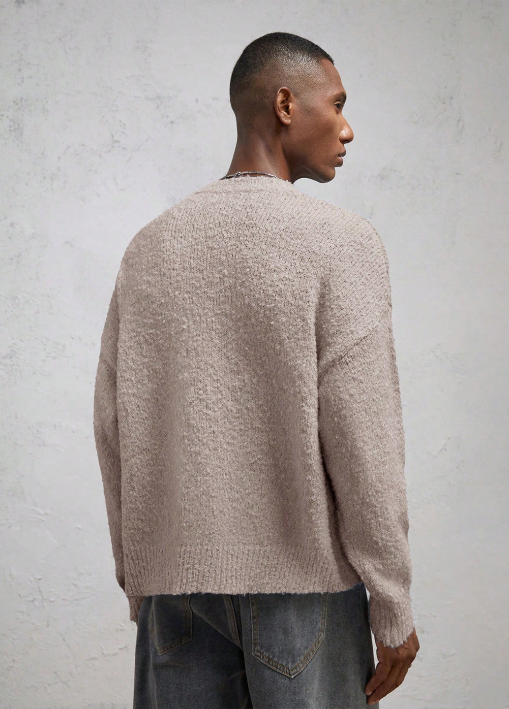 Бежевий демісезонний пуловер пуловер SHEIN