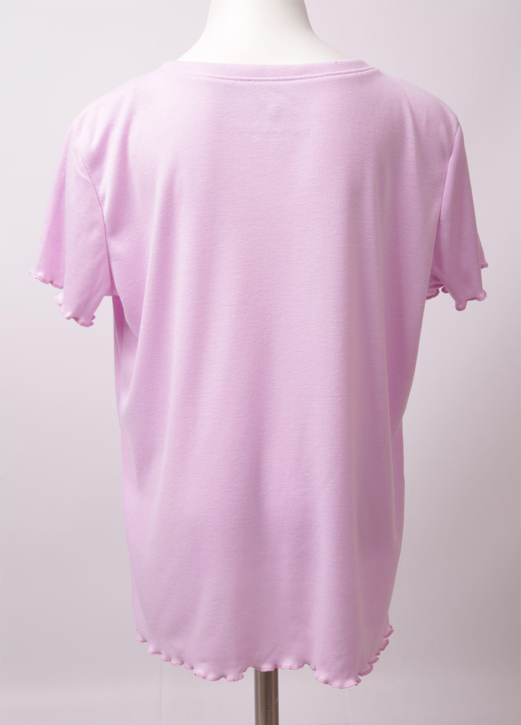 Светло-фиолетовая летняя футболка Justice