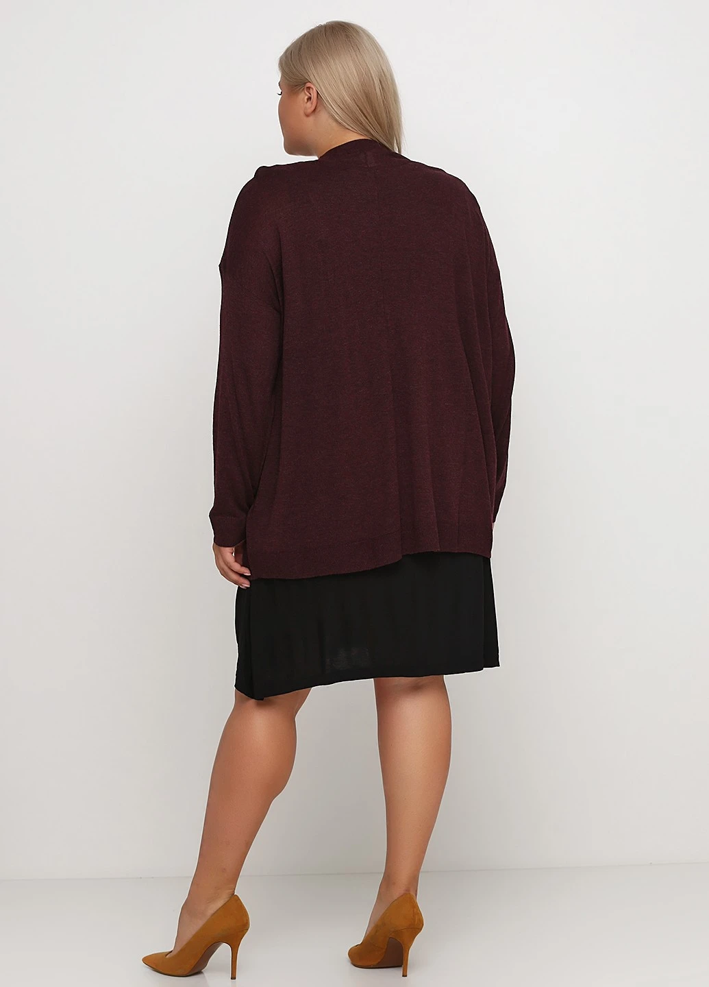 Бордовый демисезонный кардиган H&M