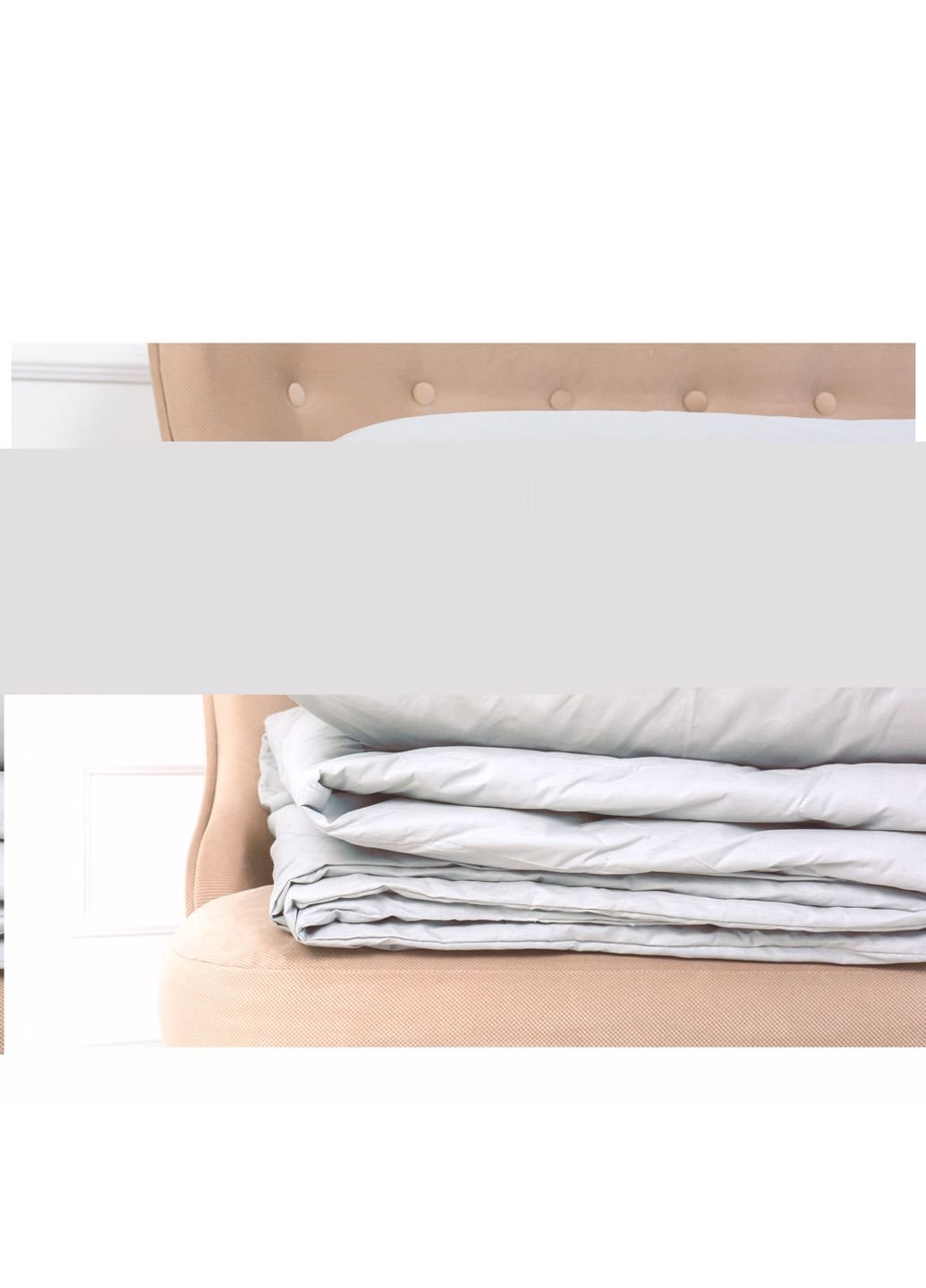 Одеяло MirSon антиаллергенное Летнее с Тенсель (Modal) 2315 Light Gray 140 (2200003028492) No Brand (254008628)