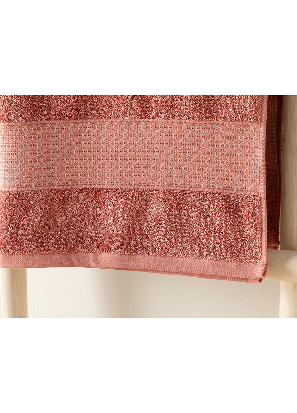 English Home полотенце банное, 70х140 см однотонный темно-розовый производство - Турция