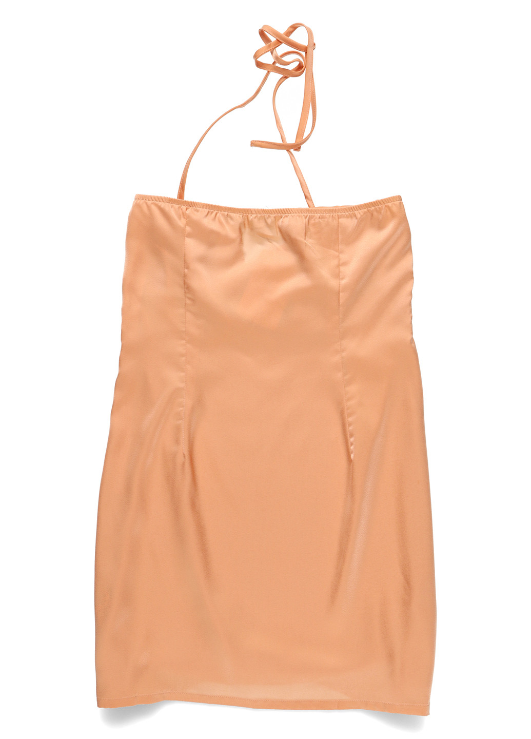 Оранжевое кэжуал платье NaaNaa однотонное
