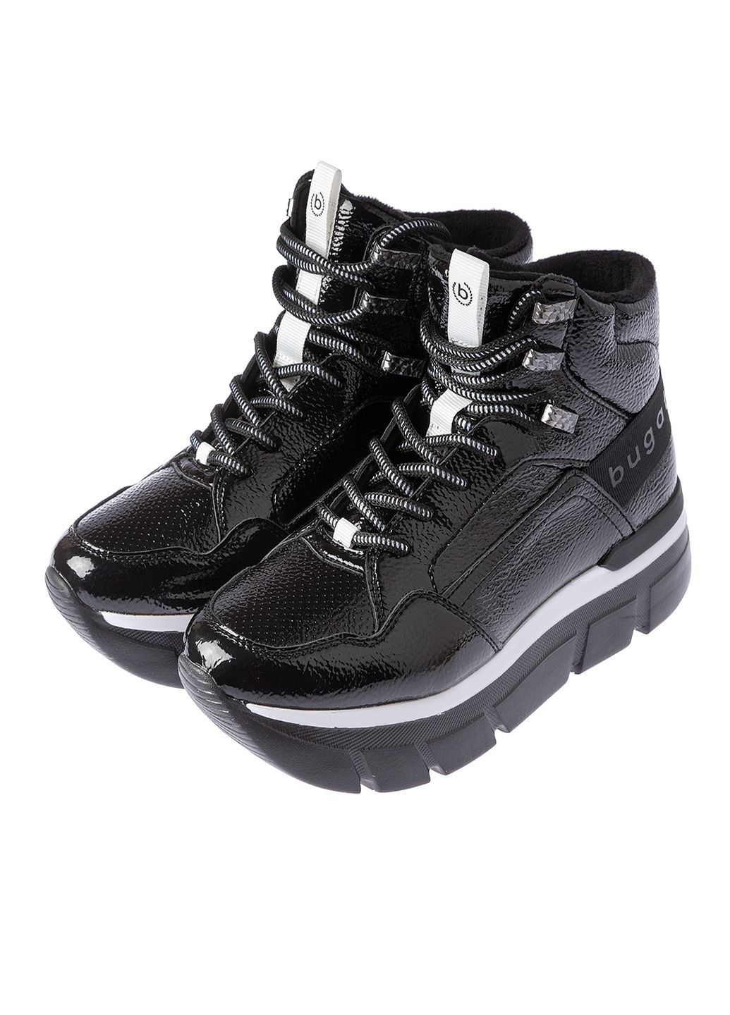 Черные осенние полусапоги Bugatti