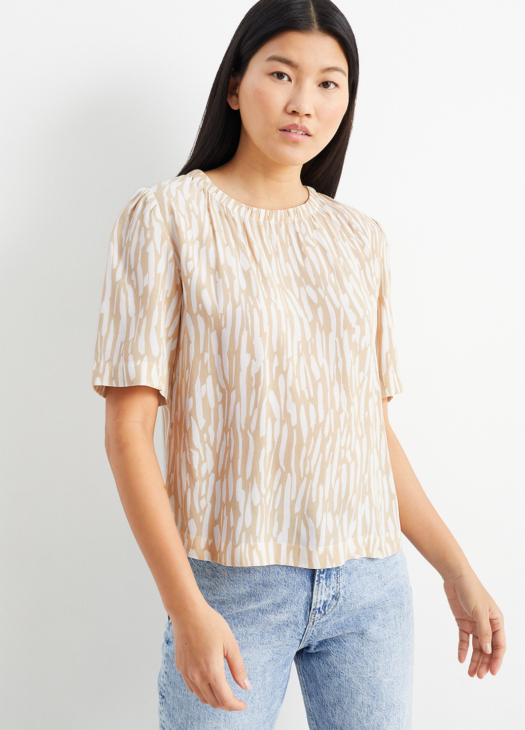 Бежева блуза C&A