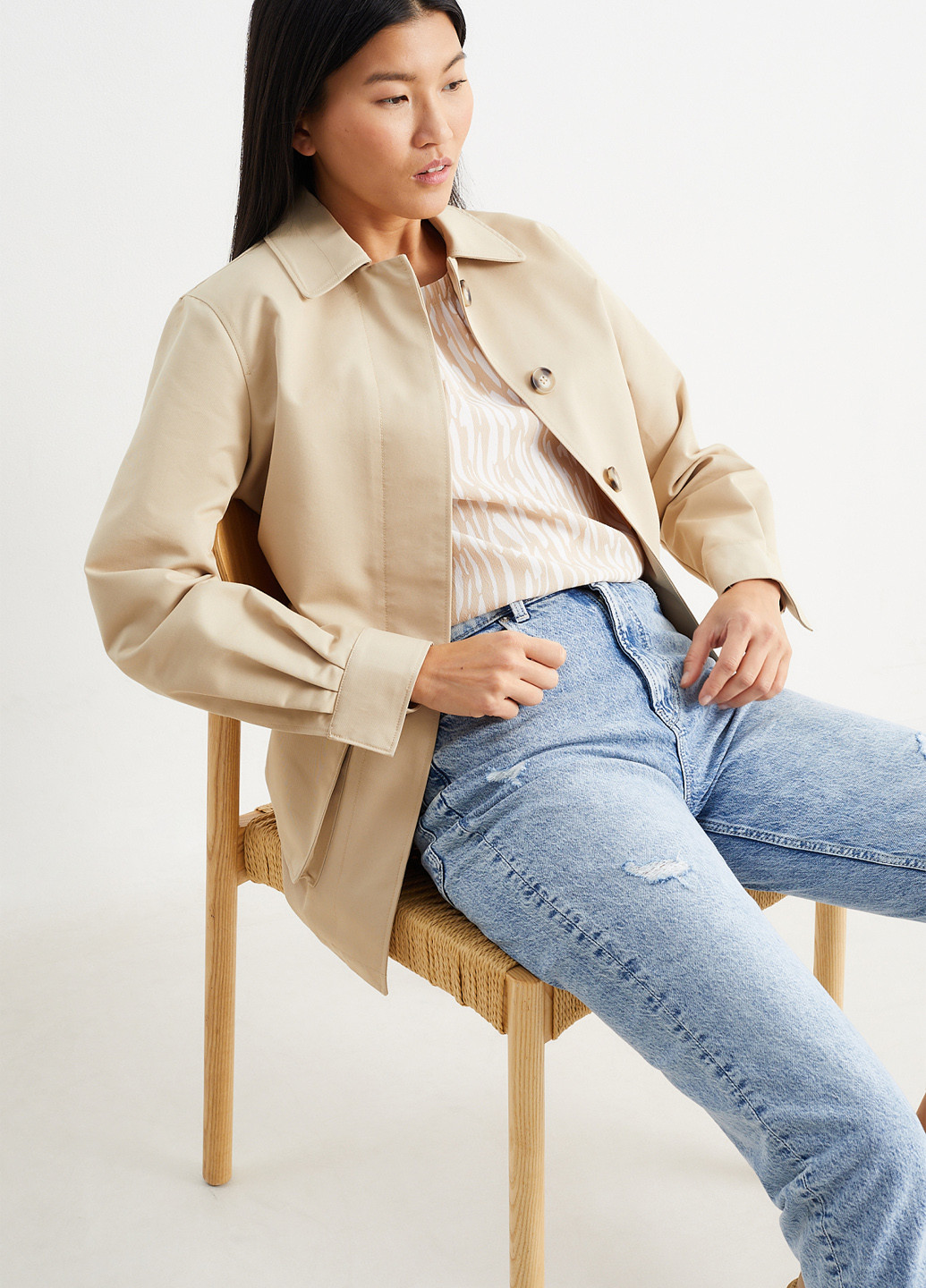 Бежева блуза C&A