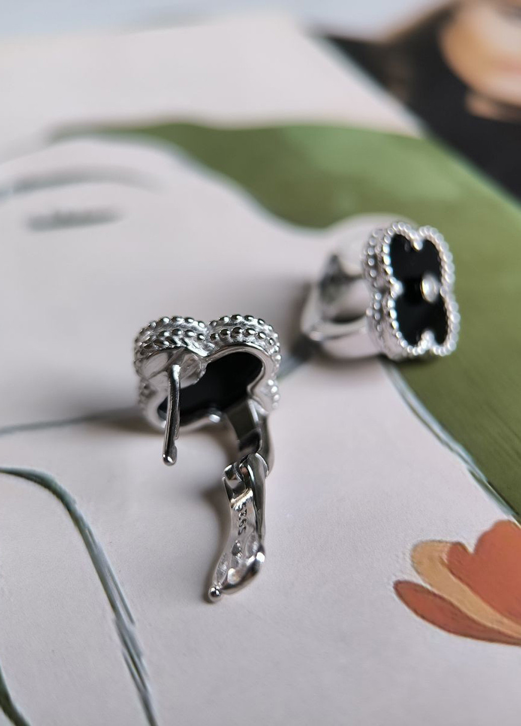 Сережки Silver Flame (336574519)