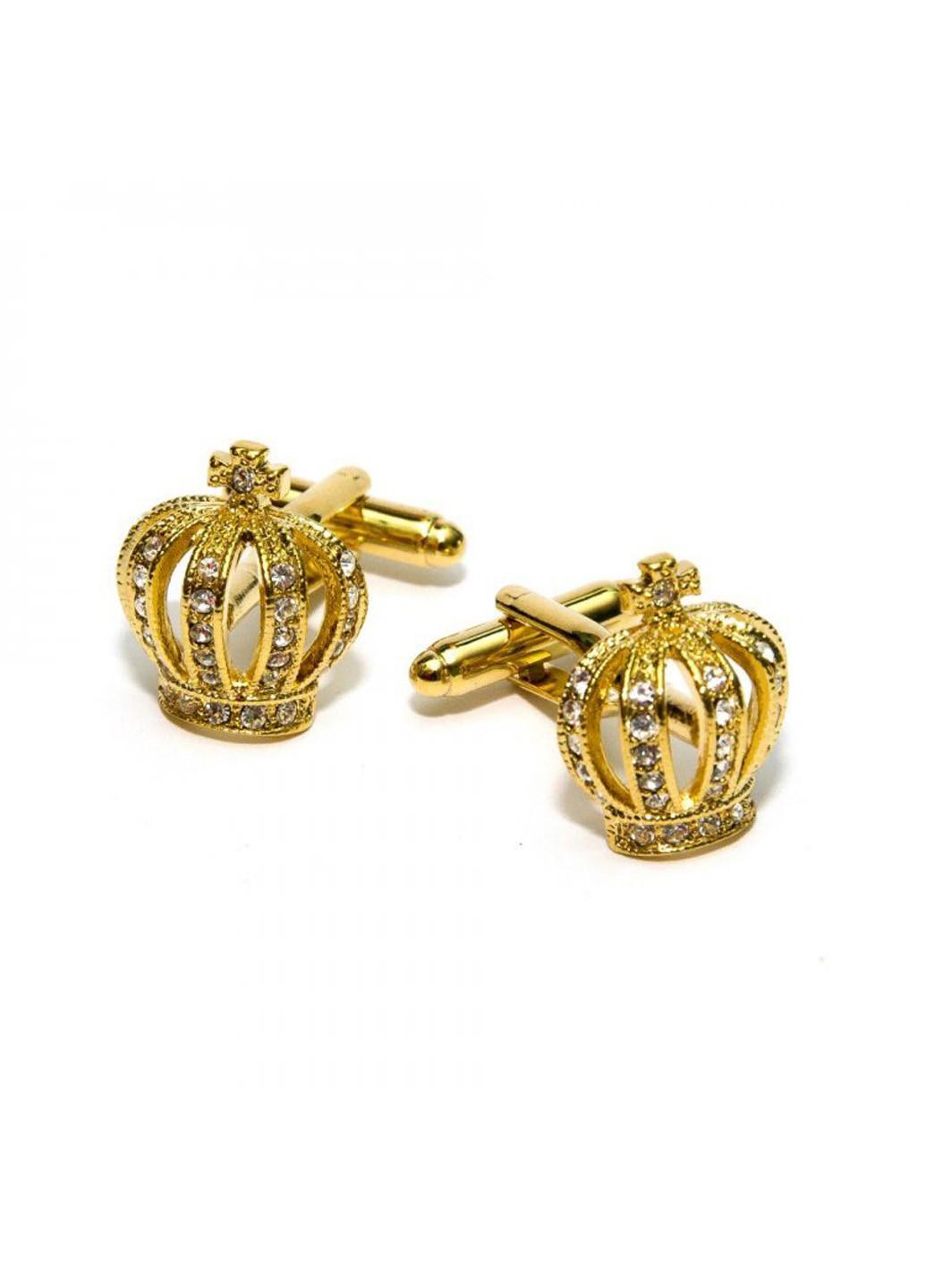 Запонки Корона Золотистая Handmade (193410728)