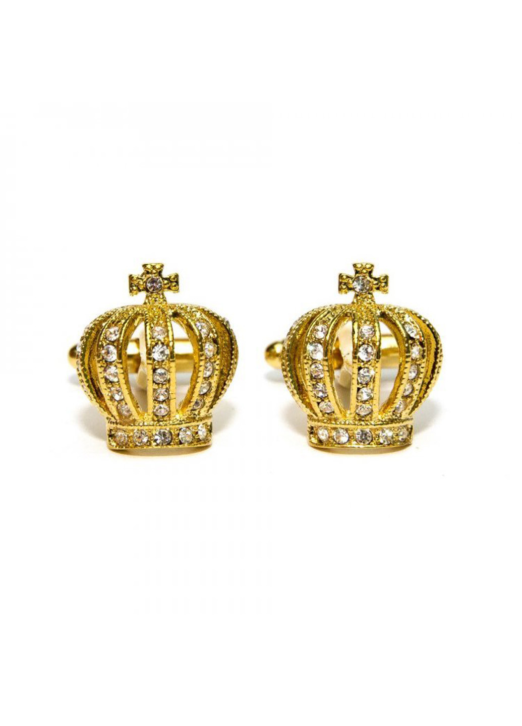 Запонки Корона Золотистая Handmade (193410728)