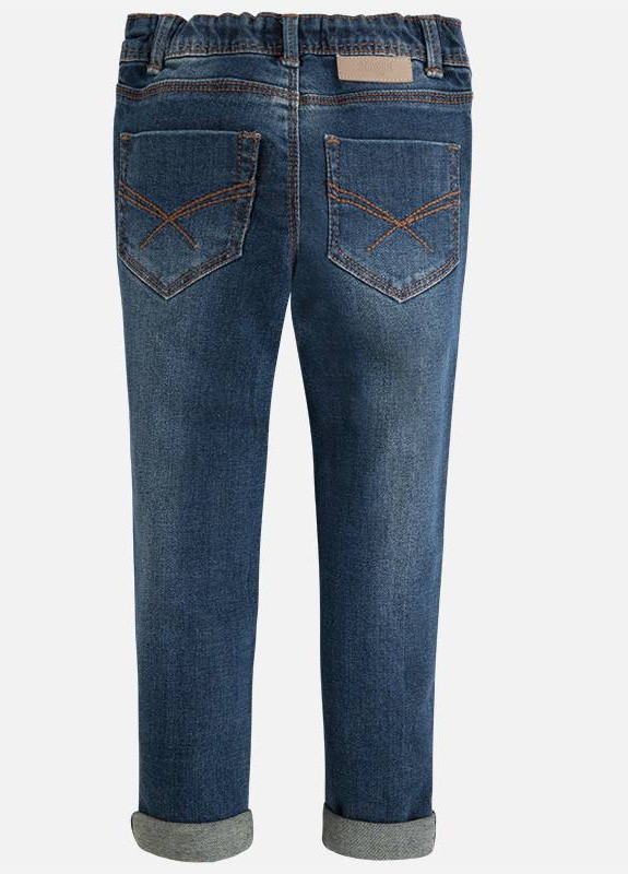 Светло-синие демисезонные скинни джинсы для девочки Mayoral