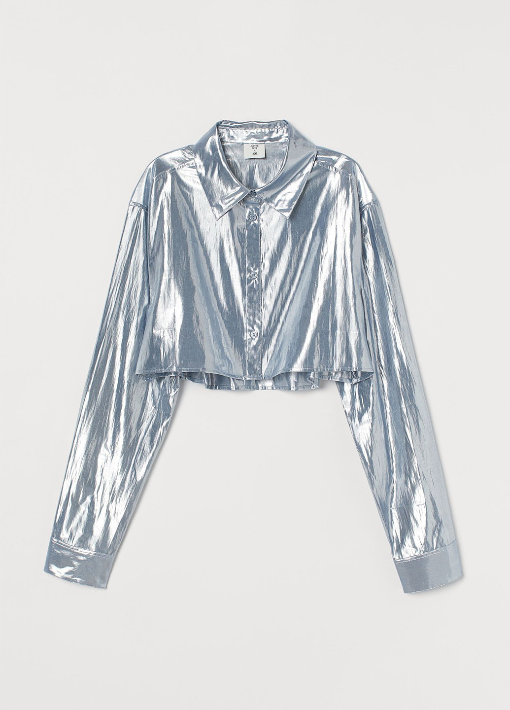 Срібна демісезонна блуза H&M