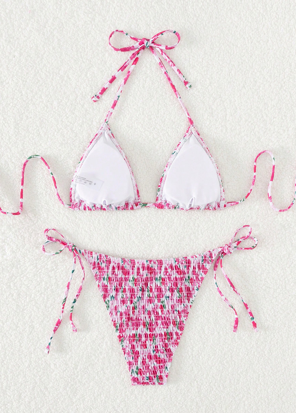 Комбінований літній купальник (ліф, трусики) бікіні, роздільний SHEIN