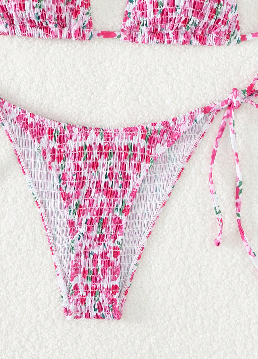 Комбінований літній купальник (ліф, трусики) бікіні, роздільний SHEIN