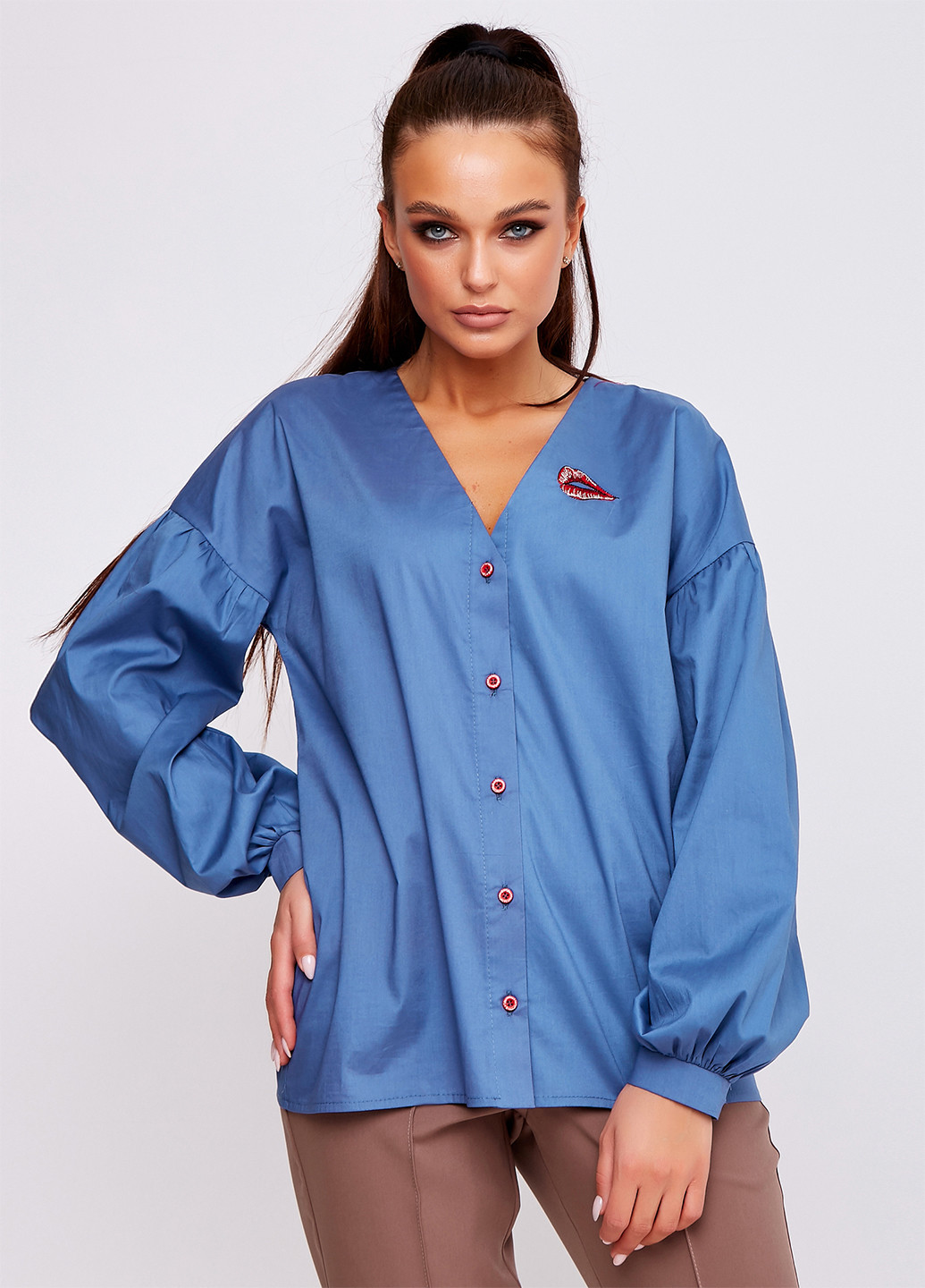 Синя демісезонна блуза ST-Seventeen