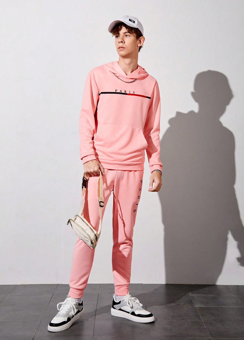 Спортивный костюм (худи, брюки) SHEIN (331019545)