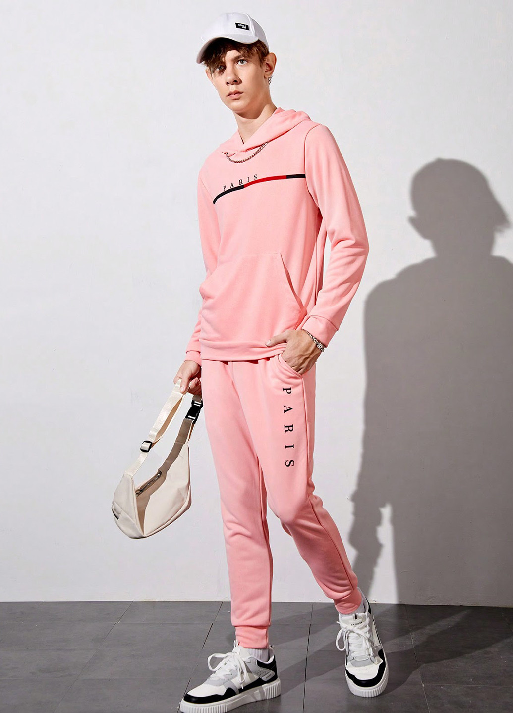 Спортивный костюм (худи, брюки) SHEIN (331019545)