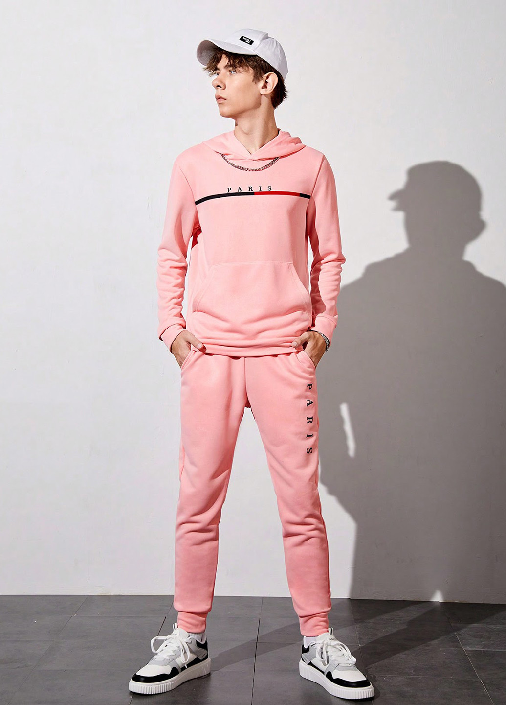 Спортивный костюм (худи, брюки) SHEIN (331019545)