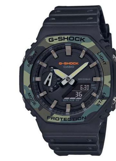 Часы наручные GA-2100SU-1AER спортивные Casio G-Shock (253007205)