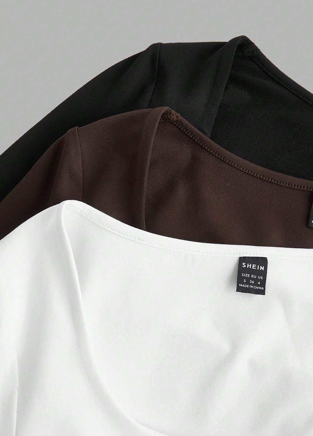 Лонгслив (3 шт.) SHEIN (366268768)