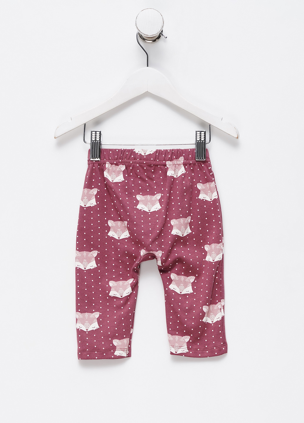 Сливовые домашние демисезонные зауженные брюки C&A