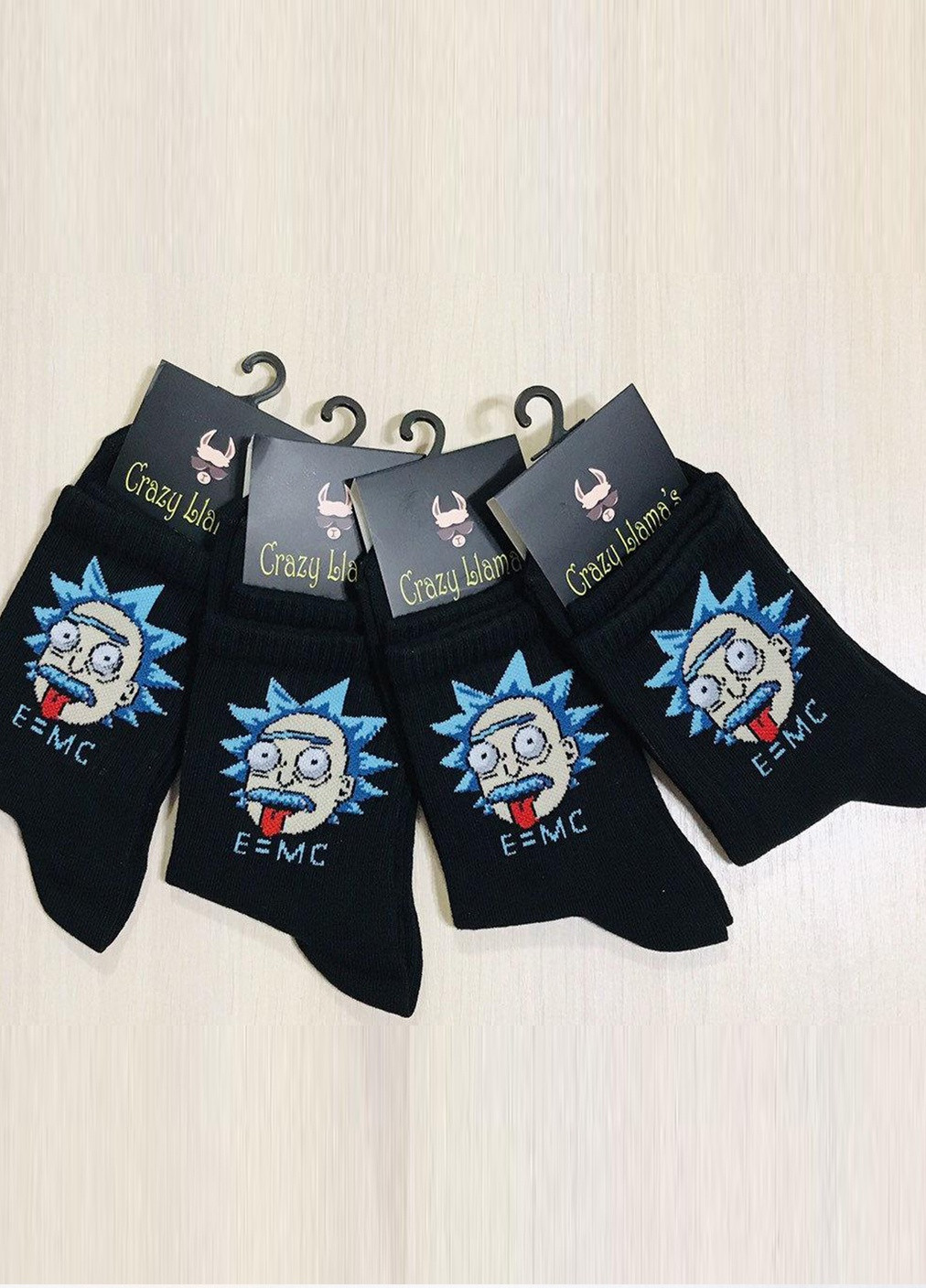 Комбинированные набор носков в коробке rik ta morti dark box LOMM рисунки (251846739)