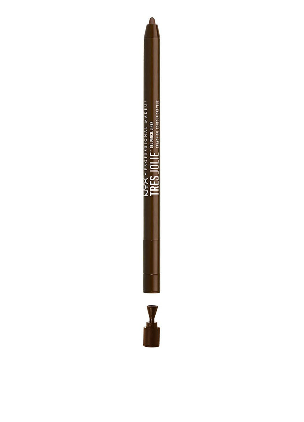 Карандаш-подводка для глаз Tres Jolie Gel Pencil Liner Brown, 0,5 г NYX Professional Makeup (74510244)
