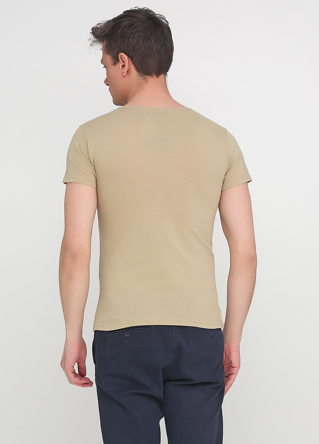 Оливковая футболка с коротким рукавом Dinersi