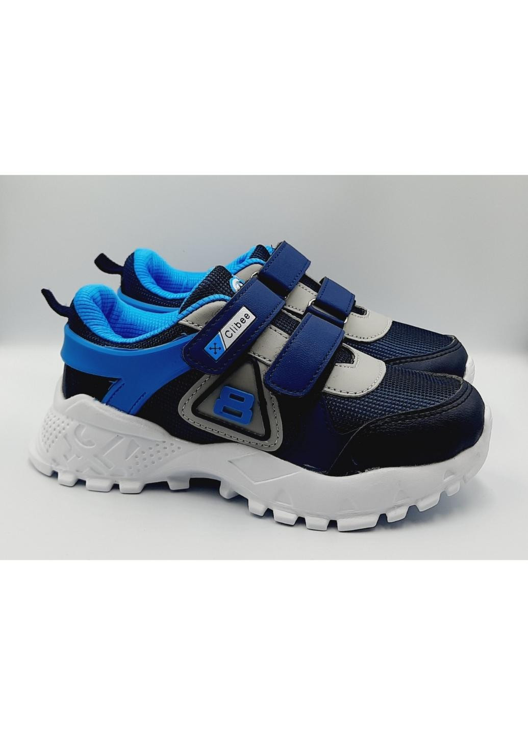 Синие демисезонные кроссовки Clibee