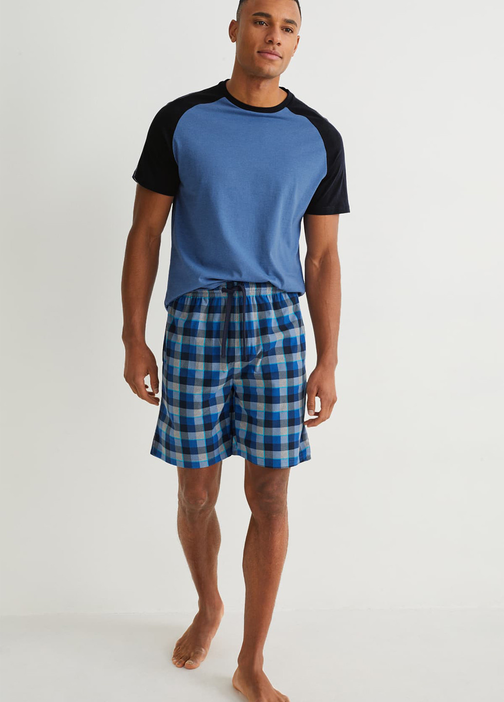 Синяя футболка с коротким рукавом C&A