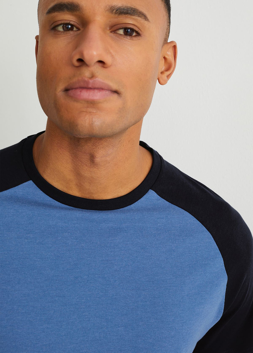 Синяя футболка с коротким рукавом C&A