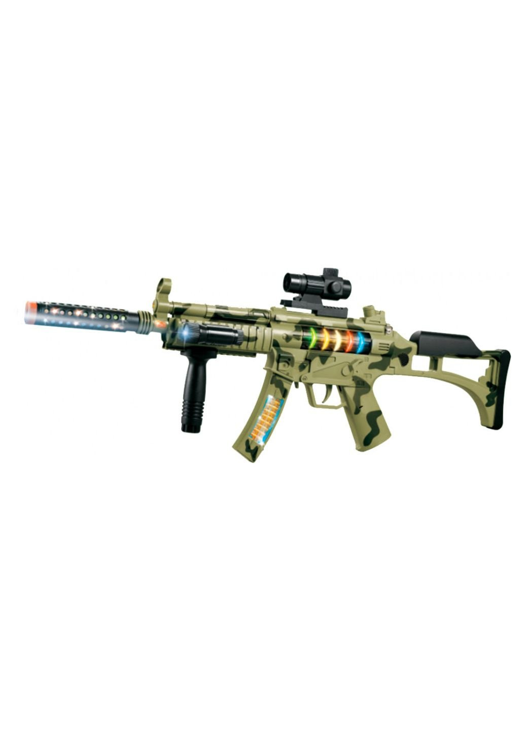 Игрушечное оружие Автомат свето-звуковой Быстрый гепард, камуфляж (808-3) Zipp Toys (254065990)