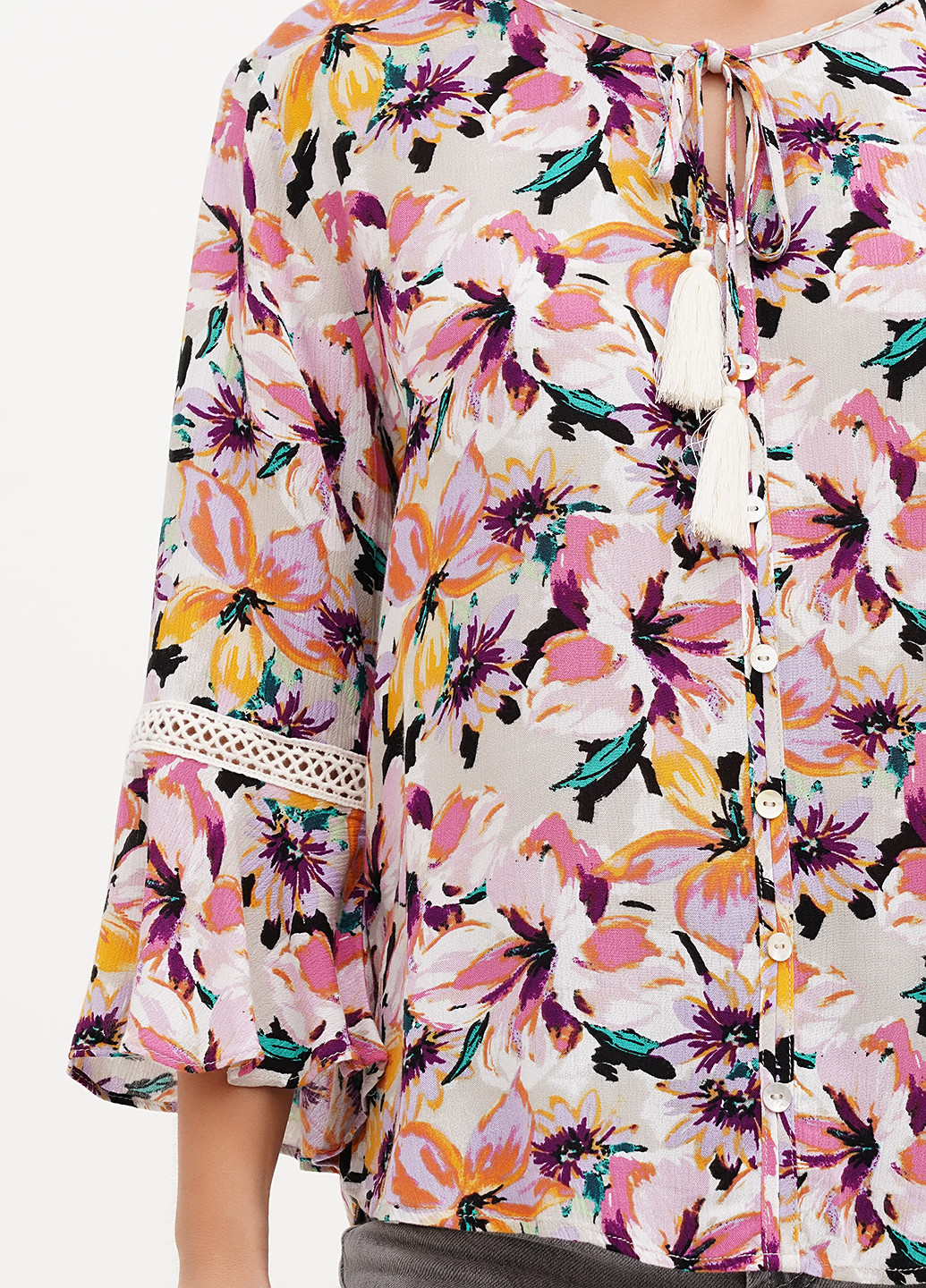 Комбинированная блуза Studio